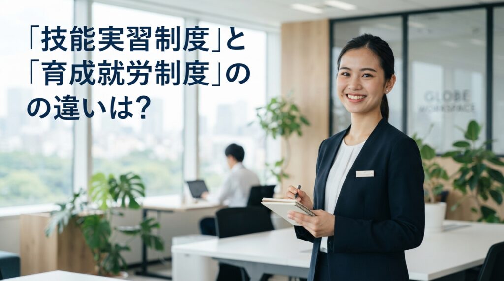「技能実習制度」と新制度「育成就労制度」の違いは？