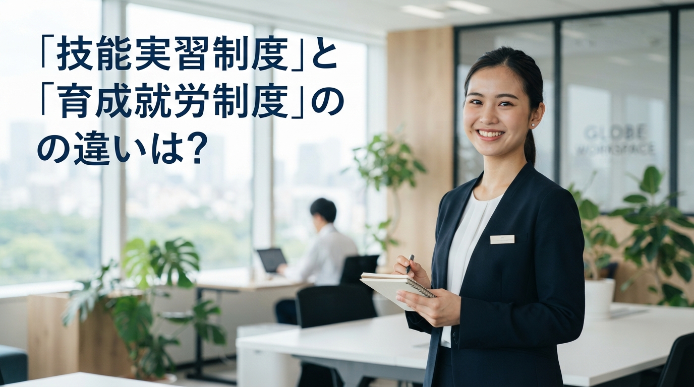 「技能実習制度」と新制度「育成就労制度」の違いは？
